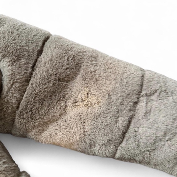 Abercrombie & Fitch Light Gray Teddy Jacket - Picture 8 of 8